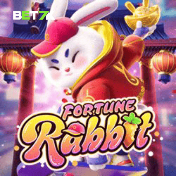 Interface de jogos na BET7K incluindo Fortune Rabbit